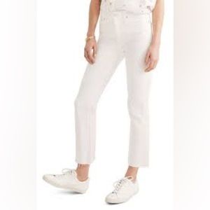 Madewell cali demo-boot raw edge jean size 30